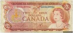 2 Dollars CANADA  1974 P.086a VG