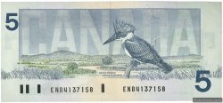 5 Dollars CANADA  1986 P.095a2 TTB+
