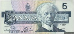 5 Dollars CANADA  1986 P.095a2