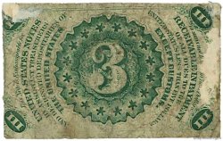 3 Cents VEREINIGTE STAATEN VON AMERIKA  1863 P.105 GE