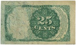 25 Cents VEREINIGTE STAATEN VON AMERIKA  1864 P.123 SS