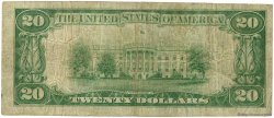 20 Dollars VEREINIGTE STAATEN VON AMERIKA Dolgeville 1929 P.397 fS