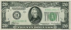20 Dollars UNITED STATES OF AMERICA New York 1934 P.431Da XF