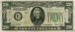 20 Dollars ESTADOS UNIDOS DE AMÉRICA Richmond 1934 P.431Dd BC