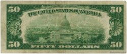 50 Dollars UNITED STATES OF AMERICA New York 1934 P.432D F-