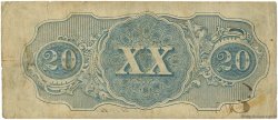 20 Dollars Гражданская война в США  1863 P.61a VF