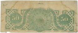 50 Dollars ESTADOS CONFEDERADOS DE AMÉRICA  1863 P.62b BC+