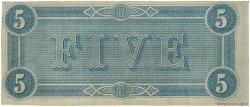 5 Dollars Гражданская война в США  1864 P.67 AU