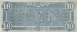 10 Dollars ESTADOS CONFEDERADOS DE AMÉRICA  1864 P.68 SC