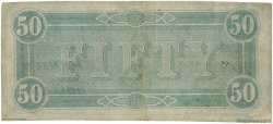 50 Dollars ESTADOS CONFEDERADOS DE AMÉRICA  1864 P.70 MBC