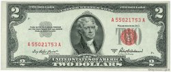 2 Dollars UNITED STATES OF AMERICA  1953 P.380a UNC-
