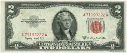 2 Dollars UNITED STATES OF AMERICA  1953 P.380b AU