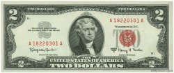 2 Dollars UNITED STATES OF AMERICA  1963 P.382b UNC-