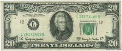 20 Dollars UNITED STATES OF AMERICA San Francisco 1963 P.446b VF