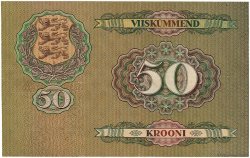 50 Krooni ESTONIA  1929 P.65a VF+