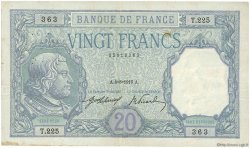 20 Francs BAYARD FRANKREICH  1916 F.11.01 S