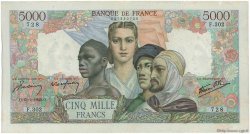 5000 Francs EMPIRE FRANÇAIS FRANCIA  1945 F.47.13 MBC