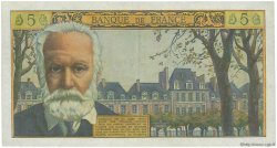 5 Nouveaux Francs VICTOR HUGO FRANKREICH  1959 F.56.03 fVZ