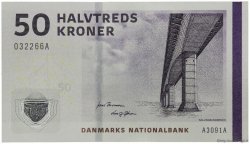 50 Kroner DINAMARCA  2009 P.065a FDC
