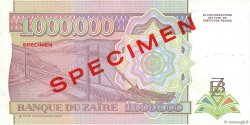 1000000 Zaïres Spécimen ZAÏRE  1993 P.45s1 SC+