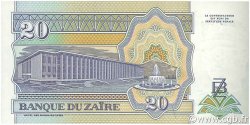 20 Nouveaux Zaïres ZAÏRE  1993 P.56 FDC