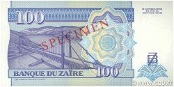 100 Nouveaux Zaïres Spécimen ZAÏRE  1993 P.58s FDC