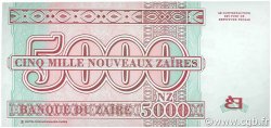 5000 Nouveaux Zaïres ZAIRE  1995 P.69 UNC