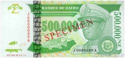 500000 Nouveaux Zaïres Spécimen ZAÏRE  1996 P.78s FDC