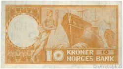 10 Kroner NORWAY  1961 P.31c VF