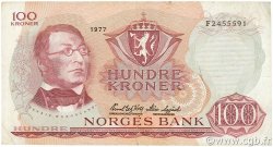 100 Kroner NORVÈGE  1977 P.38h TB+
