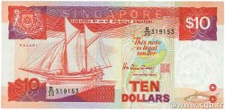 10 Dollars SINGAPORE  1988 P.20 UNC-