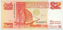 2 Dollars SINGAPUR  1990 P.27 ST