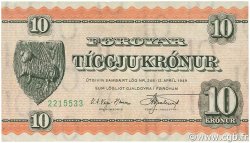 10 Kroner ÎLES FEROE  1954 P.14b TTB