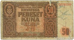 50 Kuna CROATIA  1941 P.01 G