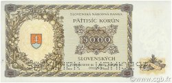 5000 Korun Spécimen SLOWAKEI  1944 P.14s fST