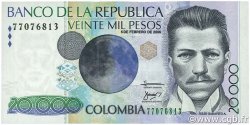 20000 Pesos COLOMBIA  2006 P.454l FDC