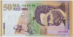50000 Pesos COLOMBIA  2006 P.455g UNC