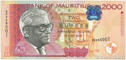 2000 Rupees MAURITIUS  1999 P.55 UNC