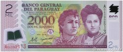 2000 Guaranies PARAGUAY  2008 P.228a FDC