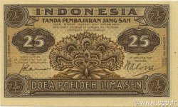 25 Sen INDONESIA  1947 P.032 UNC