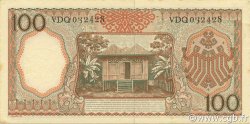 100 Rupiah INDONESIA  1958 P.059 SC