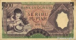 1000 Rupiah INDONESIA  1958 P.062 XF
