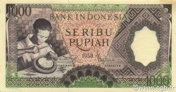 1000 Rupiah INDONESIEN  1958 P.062 fST