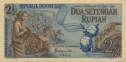 2.5 Rupiah INDONESIA  1960 P.077 UNC-