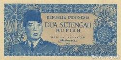 2.5 Rupiah INDONESIA  1961 P.079B FDC