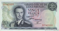 20 Francs LUXEMBOURG  1966 P.54a AU