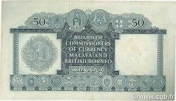 50 Dollars MALAYA and BRITISH BORNEO  1953 P.04a VF - XF