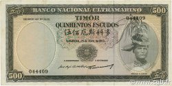 500 Escudos TIMOR  1963 P.29a TTB