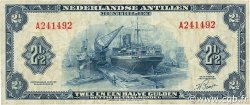 2,5 Gulden ANTILLES NÉERLANDAISES  1955 P.A01 TB+