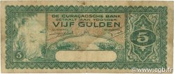 5 Gulden CURACAO  1939 P.22 VG